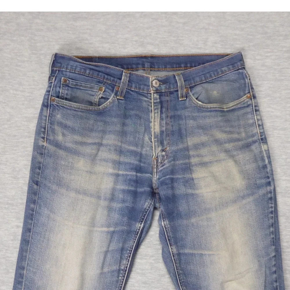 Levis 541 Athletic Taper Jeans Mens 34 Blue Medium Wash Denim 34x27.5